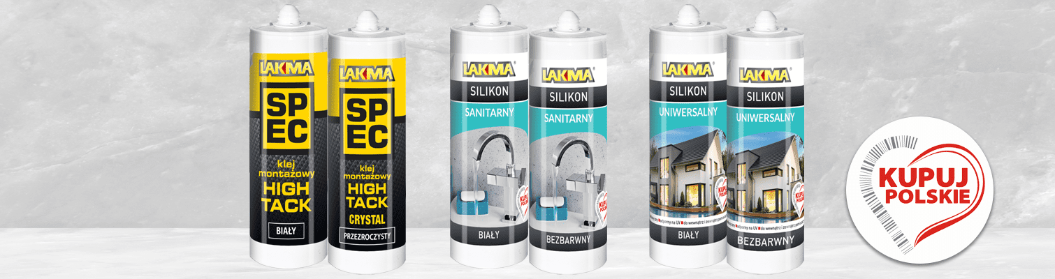 Uszczelniacze LAKMA w kartuszach 150 ml –mniej znaczy więcej!